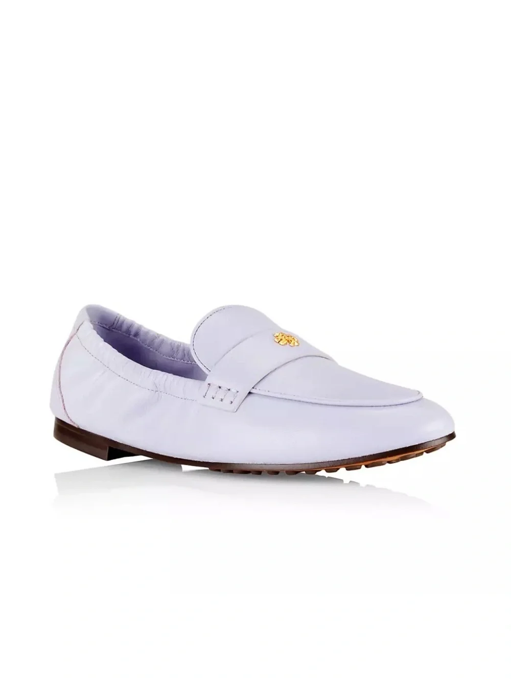 Tory Burch Ballet Leather Loafer in Lavender, NEW, Size 8